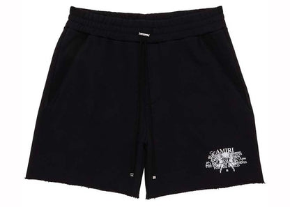 AMIRI Cherub Text Sweatshort Black
