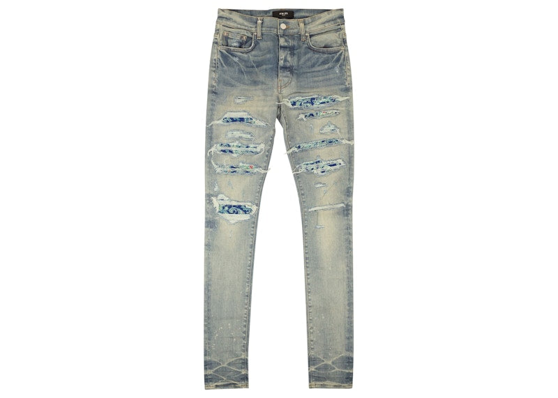 AMIRI Clay Indigo Distressed Pj Thrasher Jeans Indigo