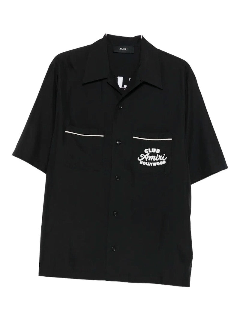 AMIRI Club Amiri Camp Shirt Black