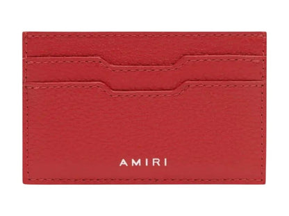 AMIRI Core Logo Card Holder Red
