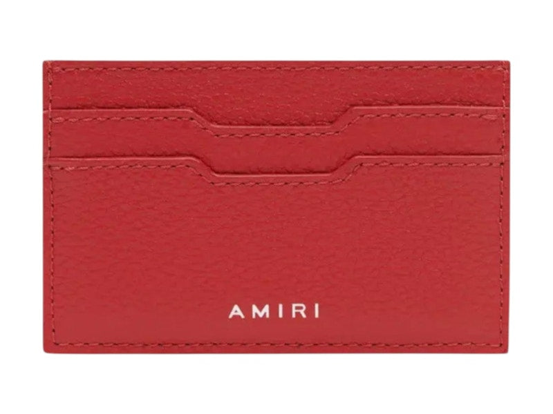 AMIRI Core Logo Card Holder Red