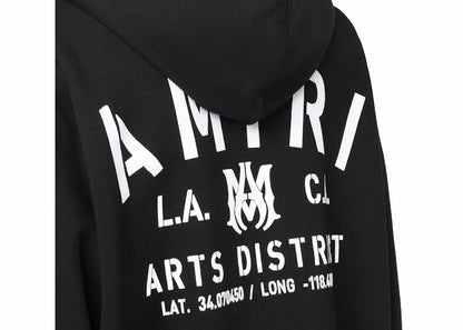 AMIRI Stencil Hooded Sweatshirt Black/White