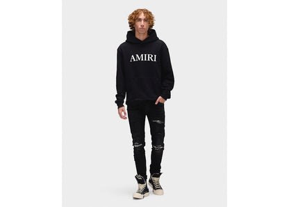 AMIRI Core Logo Hoodie Black/White