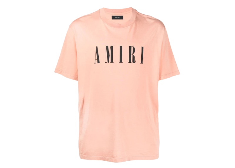 AMIRI Core Logo Tee Peach/Black