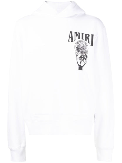 AMIRI Crystal Ball Hoodie White