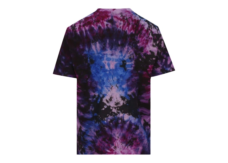 AMIRI Crystal Ball Tie-Dye Short Sleeve T-shirt Black/Purple/Blue