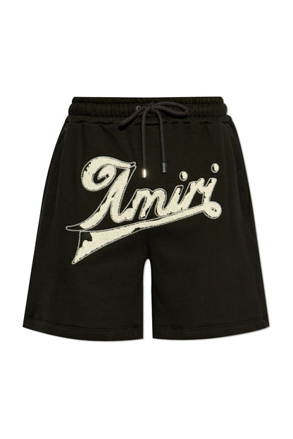 AMIRI Distressed Sweatshort Black
