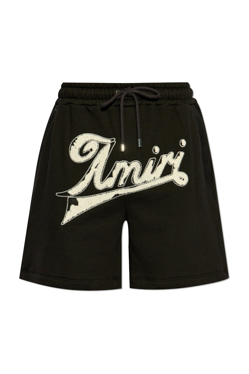 AMIRI Distressed Sweatshort Black