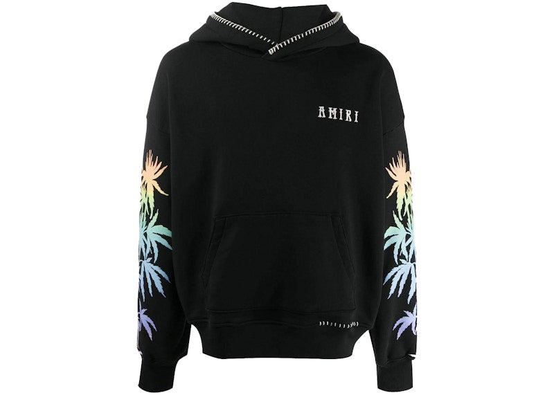 AMIRI Eternal Happiness Oversized Fit Hoodie Black