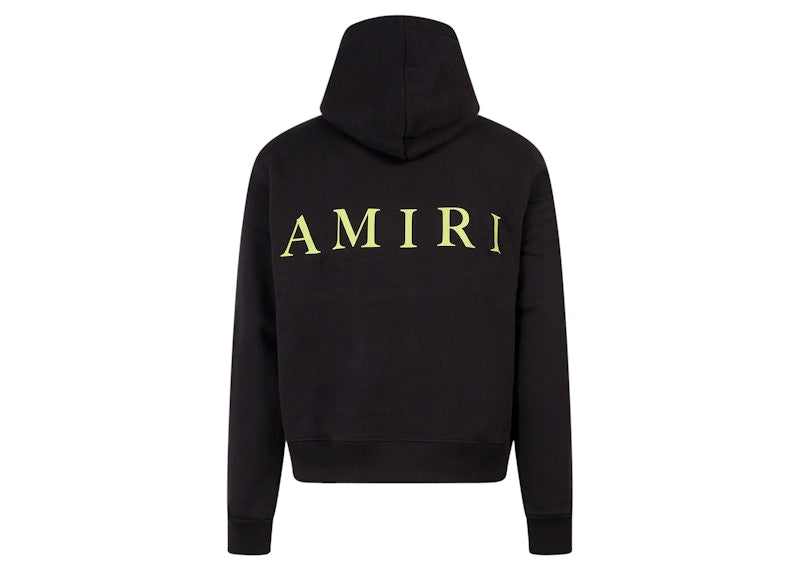AMIRI Frontal Patch Cotton Sweatshirt Black