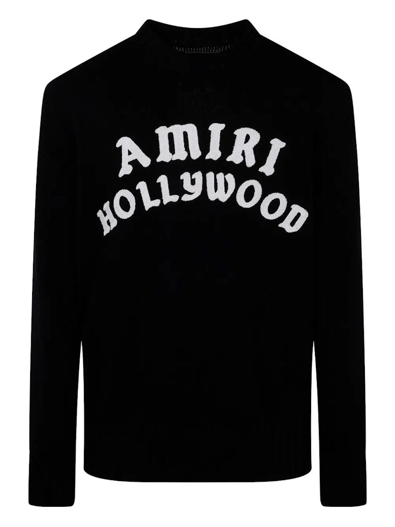 AMIRI Hollywood Knit Crewneck Black