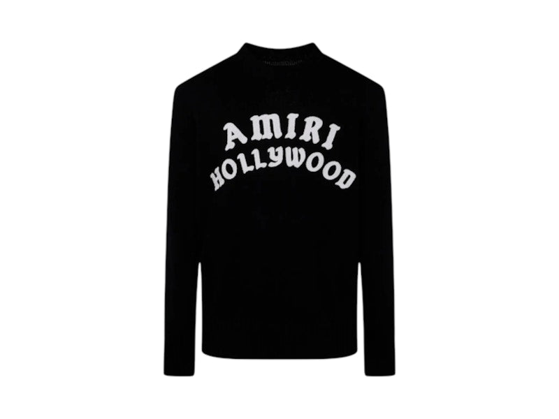 AMIRI Hollywood Knit Crewneck Black