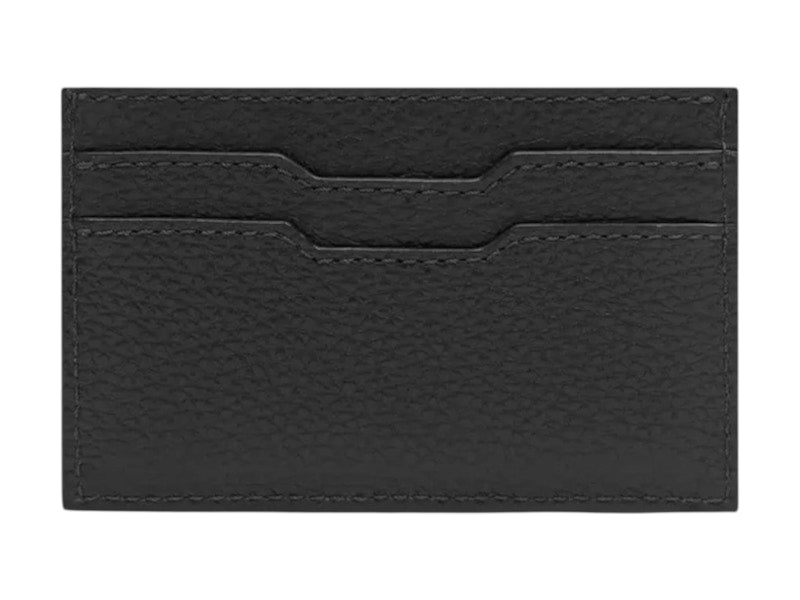 AMIRI Iconic Embossed Leather Card Holder Black
