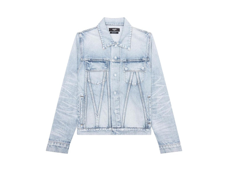 AMIRI Japaneseelvedge Trucker Jacket Perfect Indigo