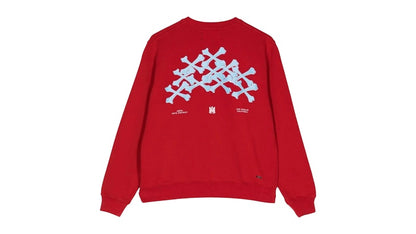 AMIRI Kids' Bones Graphic Crewneck Red/Blue