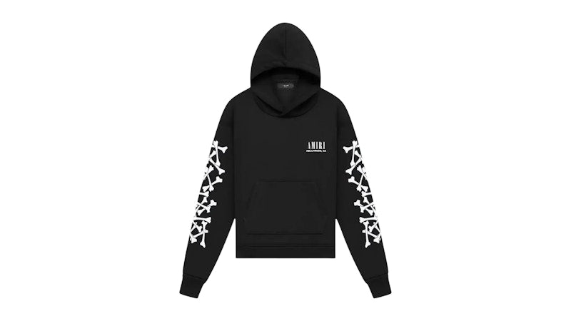 AMIRI Kids' Bones Hoodie Black