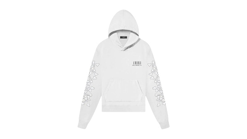 AMIRI Kids' Bones Hoodie White