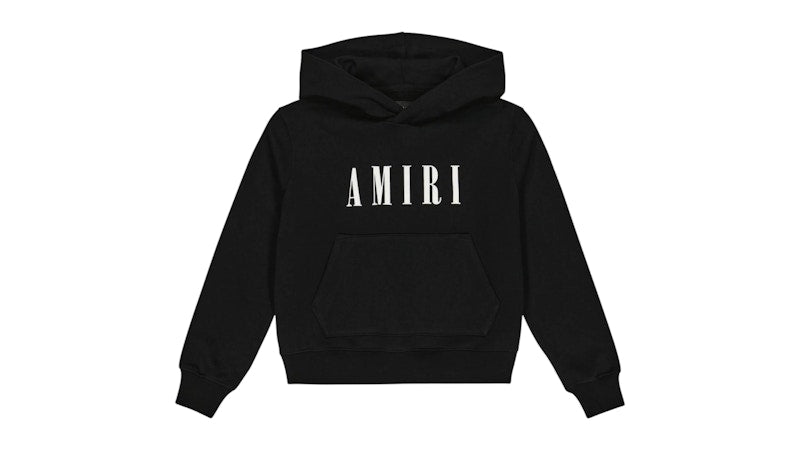 AMIRI Kids' Core Logo Hoodie Black