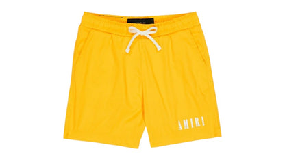 AMIRI Kids' Core Logo Swim Shorts Yellow