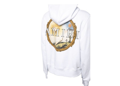 AMIRI Landscape Frame Hoodie White