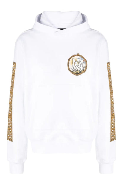 AMIRI Landscape Frame Hoodie White