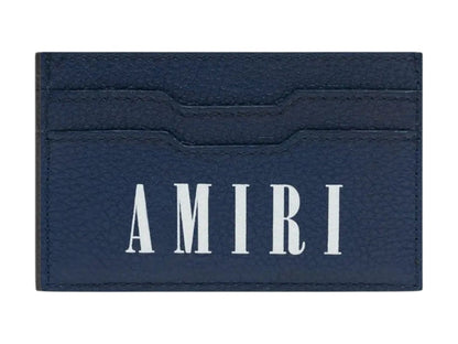 AMIRI Large Logo Card Holder Navy