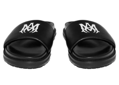 AMIRI Leather Slide Black