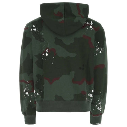 AMIRI Logo Camo Hoodie Green