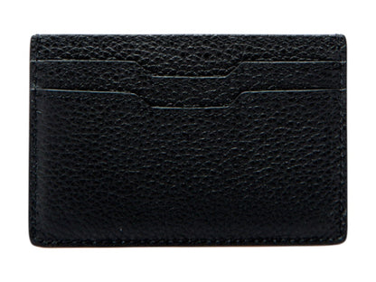 AMIRI Logo Leather Card Holder Black