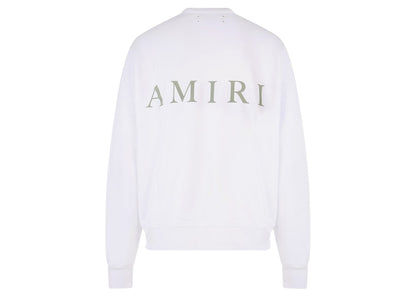 AMIRI Logo Print Cotton Sweatshirt White