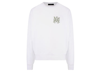 AMIRI Logo Print Cotton Sweatshirt White