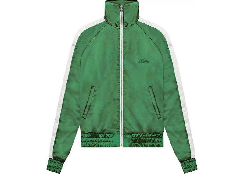 AMIRI Logo Track Jacket Tennis Green/White