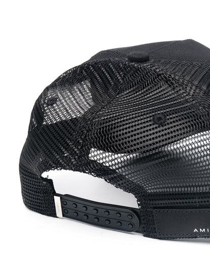AMIRI Logo Trucker Hat Black/White