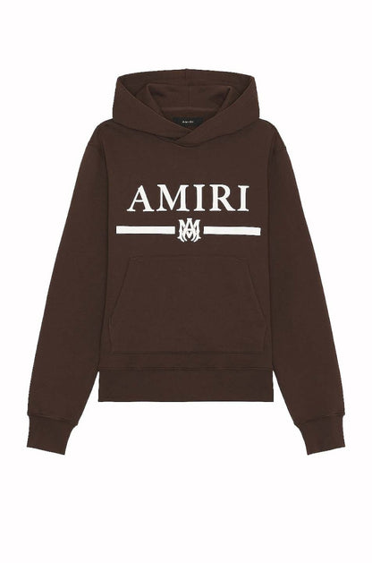 AMIRI MA Bar Hoodie Brown