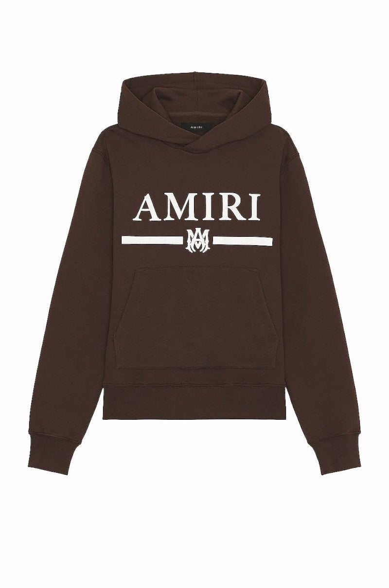 AMIRI MA Bar Hoodie Brown