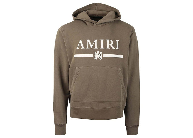 AMIRI MA Bar Logo Hoodie Shiitake