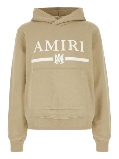 AMIRI MA Bar Logo Hoodie Tan