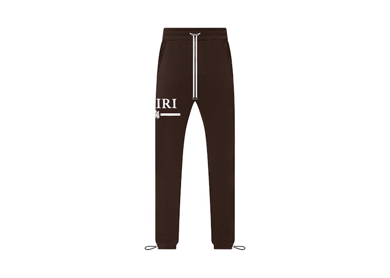 AMIRI MA Bar Sweatpants Brown