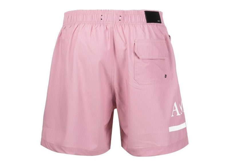 AMIRI M.A Bar Swim Shorts Pink