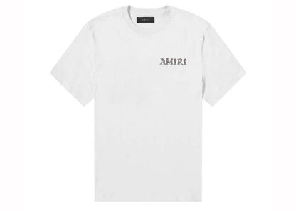 AMIRI MA Baroque Logo Tee Gray Dawn