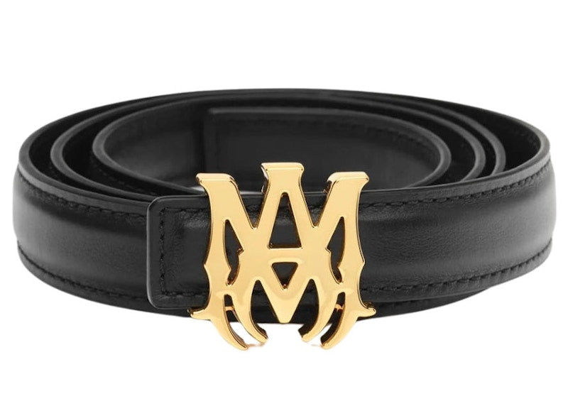 AMIRI MA Belt Black/Gold