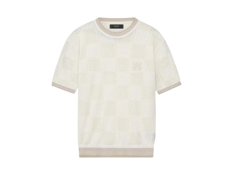 AMIRI MA Checkered Tee Birch