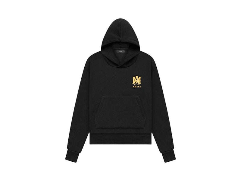 AMIRI MA Classic Logo Hoodie Black/Yellow