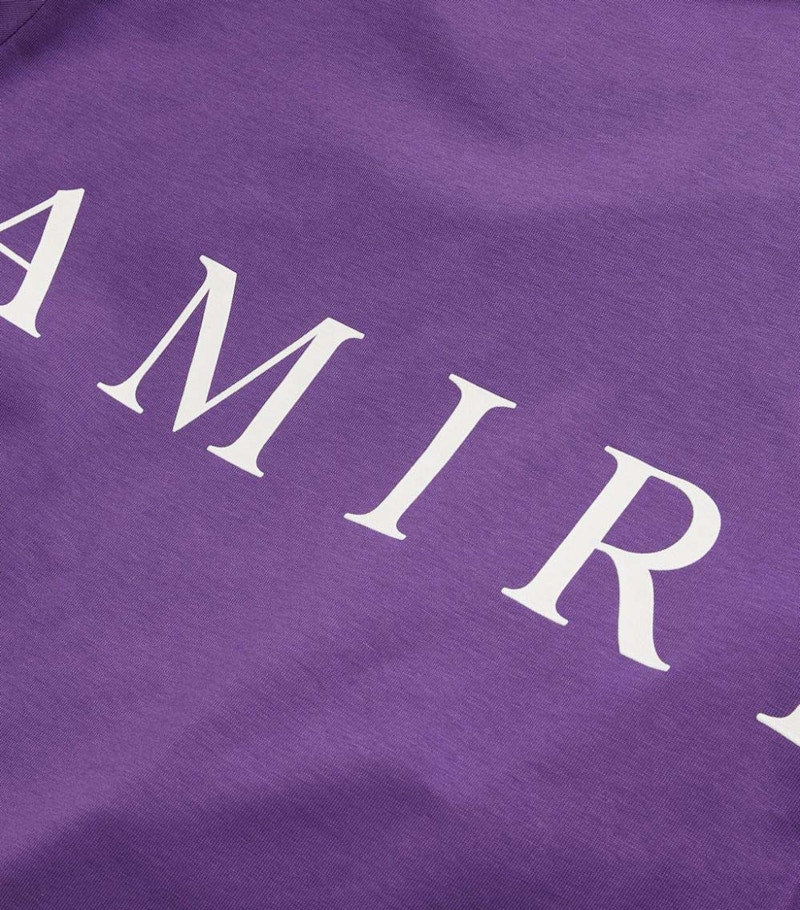 AMIRI MA Logo T-Shirt Purple