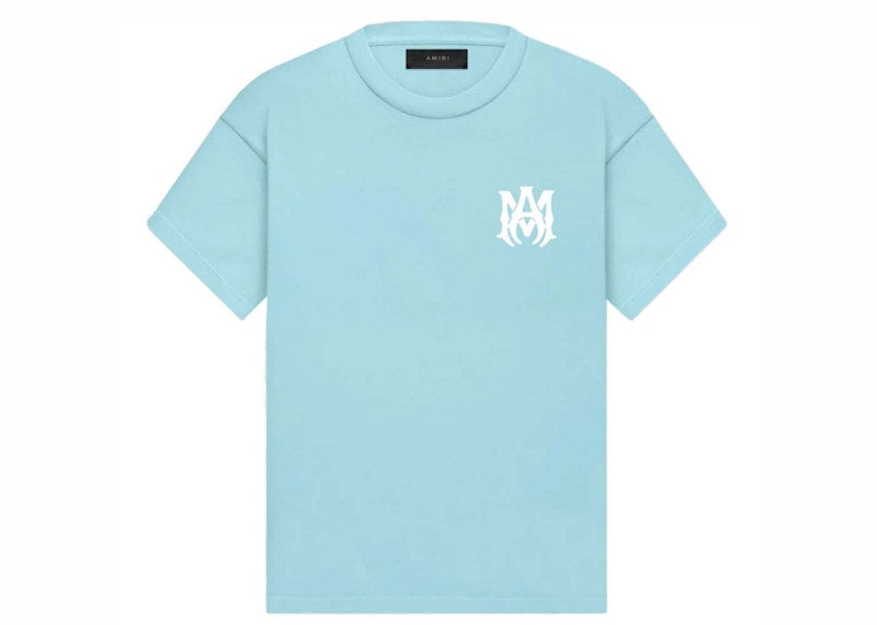 AMIRI MA Logo T-shirt Aqua