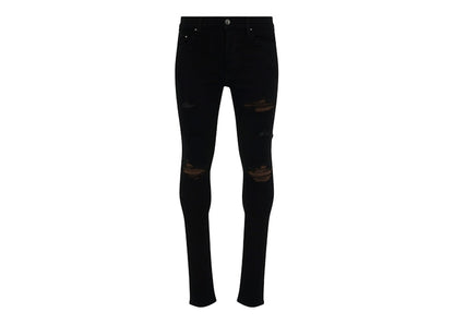 AMIRI MX1 Ultra Suede Skinny Jeans Black