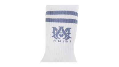 AMIRI Ma Stripe Socks White/Dusty