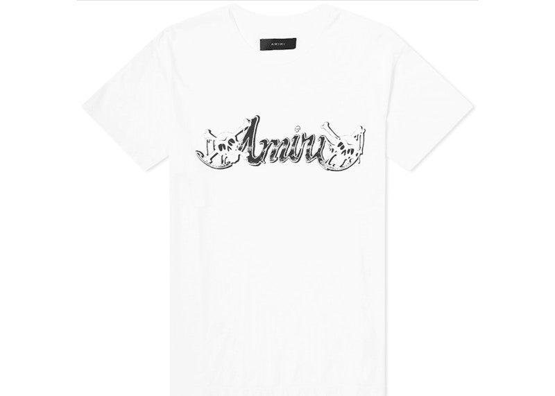 AMIRI Motley Crue Tee White