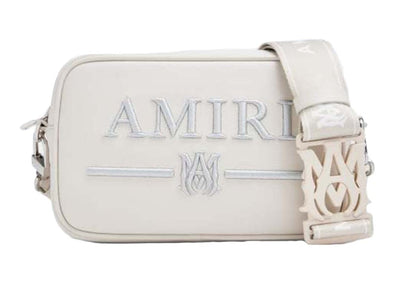 AMIRI Nappa Embroidery Camera Case White