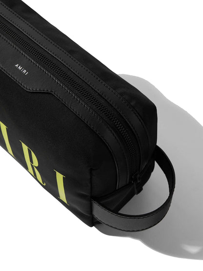 AMIRI Nylon Dopp Kit Case Black